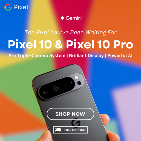 Google Pixel 10 Banner